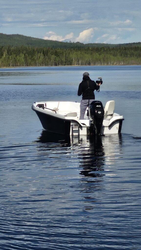 Behind the scenes — filming the FZ5
